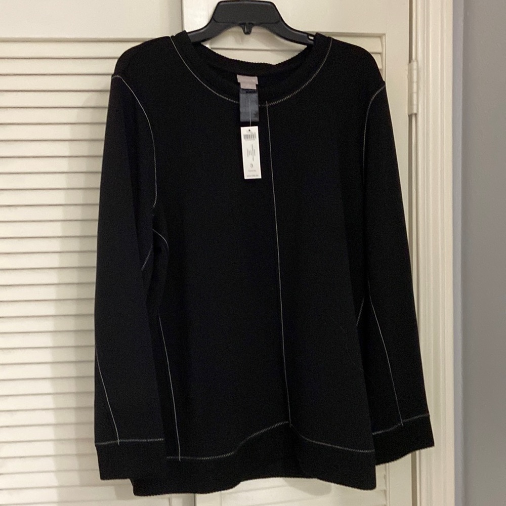 Chico’s Zenergy Contrast Stitch Tunic